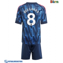 Fotballdrakt Barn Arsenal Martin Odegaard #8 Bortedraktsett 2025-26 Kortermet (+ Korte bukser)